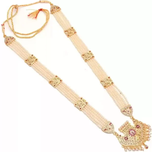 Grand Moti Rani haar Necklace Set For Women Gold-plated Plated Copper Necklace