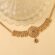 TARINIKA Antique Gold Plated Kamala Choker Set with Floral Design - Jewelry Set for Women Perfect for Ethnic ocassion