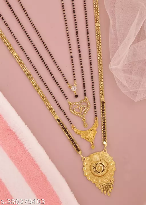 Love Propose Valentine 18 Inch Short Mangalsutra For Women