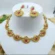 temple jewellery gold platted neckles set